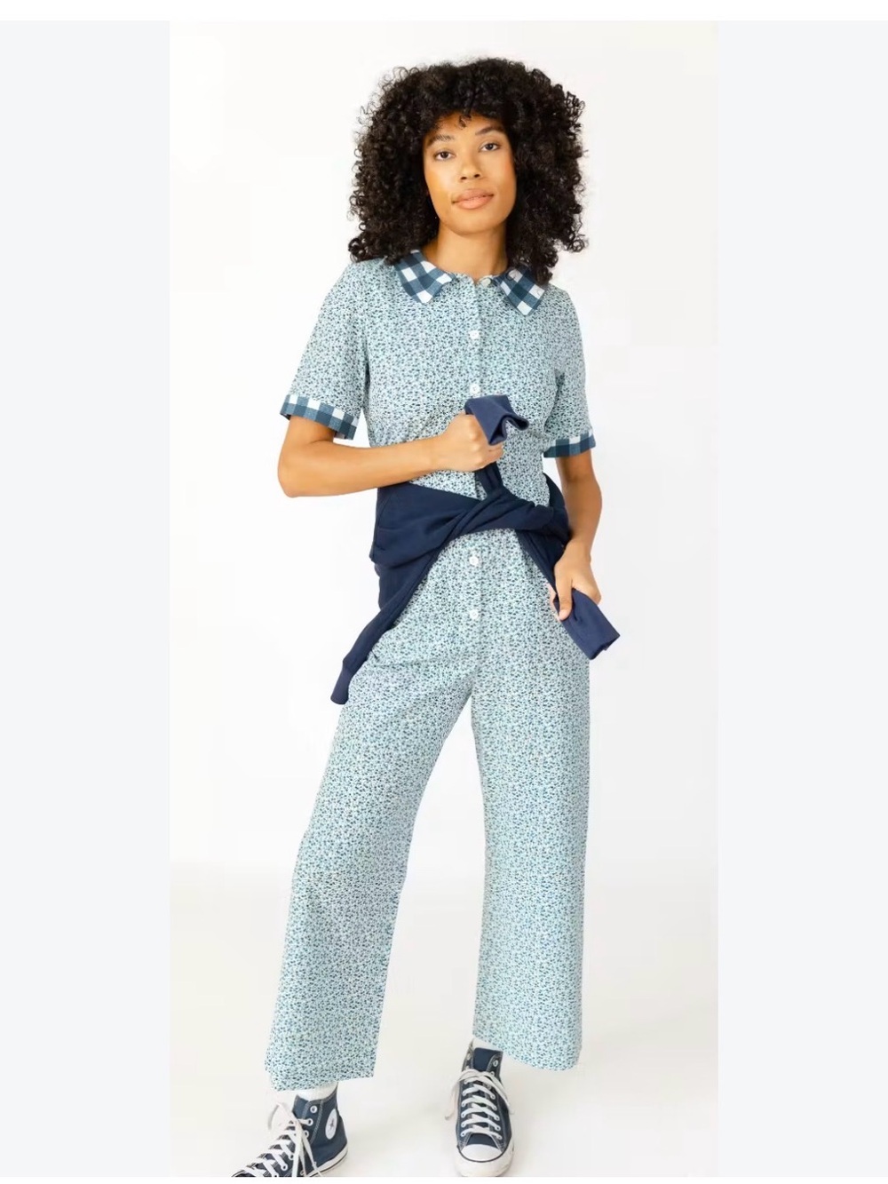New Byrdie Golf Caddie Ditsy Floral Caddie Suit Jumpsuit RARE Sz XS